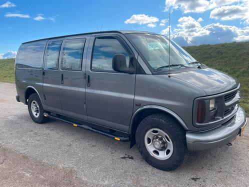 Chevrolet Chevyvan starcraft 6,5 l D bj 2000, Auto's, Bestelauto's, Particulier, Achteruitrijcamera, Bluetooth, Elektrische buitenspiegels
