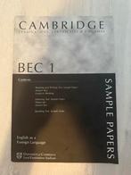 Cambridge BEC 1 Sample Papers, Ophalen of Verzenden, Gelezen, Non-fictie