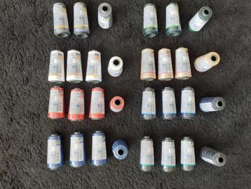 Naaigaren voor lockmachine 30 spoelen in 8 kleuren beschikbaar voor biedingen