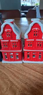 Postcodeloterij huisjes nummer:5,6,7, en 3 kerstboom hangers, Verzamelen, KLM Huisjes, Ophalen of Verzenden, 1 t/m 20