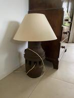 Prachtige oude lamp gemaakt van Karrewiel, Antiek en Kunst, Curiosa en Brocante, Ophalen