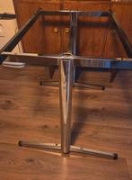 Vintage tafelonderstel/ tafelpoten, roestvrij chrome, Ophalen, 50 tot 100 cm, 50 tot 100 cm, Zo goed als nieuw