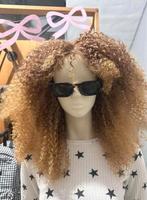 Mooie curly haar, Sieraden, Tassen en Uiterlijk, Uiterlijk | Haarverzorging, Ophalen of Verzenden, Nieuw, Pruik of Haarverlenging