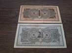 Setje heel mooie muntbiljetten 1 en 2,5 gulden Juliana, 1949, Postzegels en Munten, Ophalen of Verzenden