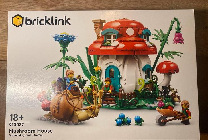 Lego Bricklink Serie 2 - Paddenstoelenhuis 910037, Kinderen en Baby's, Speelgoed | Duplo en Lego, Zo goed als nieuw, Lego, Complete set
