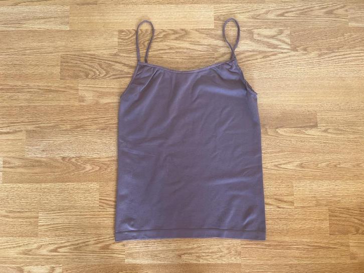 Paars hemdje maat L HEMA, Kleding | Dames, Tops, Zo goed als nieuw, Maat 42/44 (L), Paars, Zonder mouw, Ophalen of Verzenden