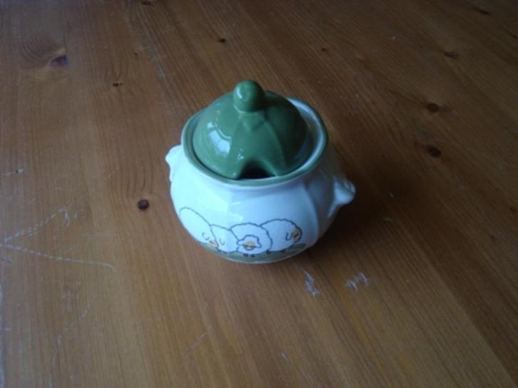 Suikerpot Schaapjes servies, Huis en Inrichting, Keuken | Servies, Nieuw, Overige typen, Overige stijlen, Overige materialen, Ophalen of Verzenden