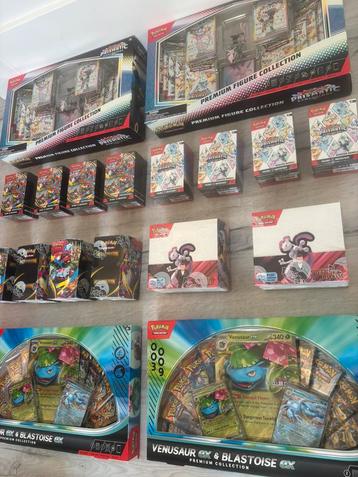 Diverse nieuwe gesealde Pokémon verpakkingen pokemon kaarten beschikbaar voor biedingen