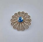 Broche zilver en aardewerk., Ophalen of Verzenden, Gebruikt, Zilver, Zilver