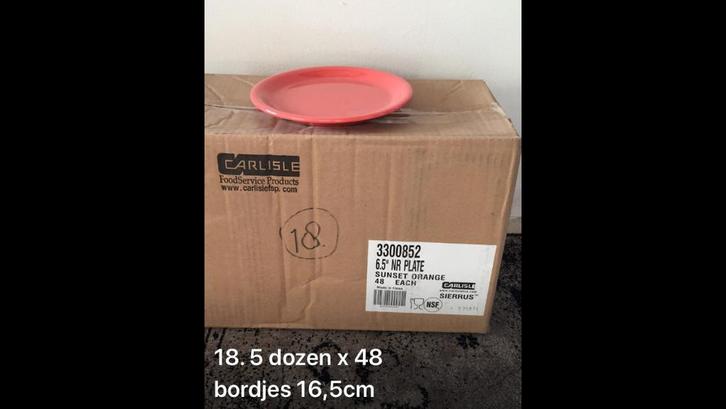 Horeca Servies partij handel, Huis en Inrichting, Keuken | Servies, Gebruikt, Bord(en), Overige stijlen, Ophalen