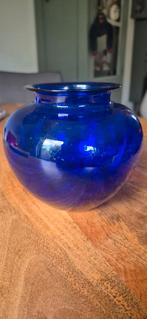 Kobalt blauw vaasje, Antiek en Kunst, Antiek | Glas en Kristal, Ophalen of Verzenden