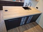 Aanrechtblad met wasbak 3 weken oud 216x99x6cm, Huis en Inrichting, Keuken | Keukenelementen, Ophalen of Verzenden, Zo goed als nieuw