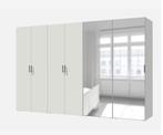 Ruime Ikea kast met spiegels, Huis en Inrichting, Kasten | Kledingkasten, Ophalen, Zo goed als nieuw, 150 tot 200 cm, Met deur(en)