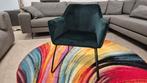 Showroom model groene design stoel van €145,- voor €50,-, Modern design, Overige kleuren, Nieuw, Ophalen of Verzenden