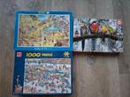 Te koop 4 puzzels 1000 stukjes  en 500 stukjes, Ophalen of Verzenden, 500 t/m 1500 stukjes, Gebruikt, Legpuzzel