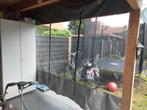 PVC plastic dekzeil met oogjes en deur middels rits, Doe-het-zelf en Verbouw, Zeil en Folie, Ophalen, Nieuw, Zeil