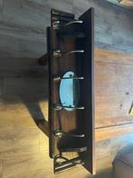 Vintage Kapstok met Spiegel 1 meter breed, Huis en Inrichting, Woonaccessoires | Kapstokken, Wandkapstok, Gebruikt, 100 tot 150 cm