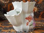 Mooie antieke Engelse scheerkom van porselein met bloemen., Antiek en Kunst, Ophalen of Verzenden
