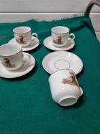 theekopjes en schotels schapen meisje, Huis en Inrichting, Keuken | Servies, Ophalen of Verzenden