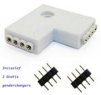 Snelkoppeling L voor Ledstrips SMD 5050 & SMD 3528, Verzenden, Nieuw, Led