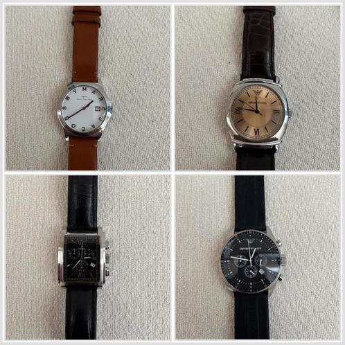 Heren horloges armani marc jacobs festina, Sieraden, Tassen en Uiterlijk, Horloges | Heren, Zo goed als nieuw, Overige merken
