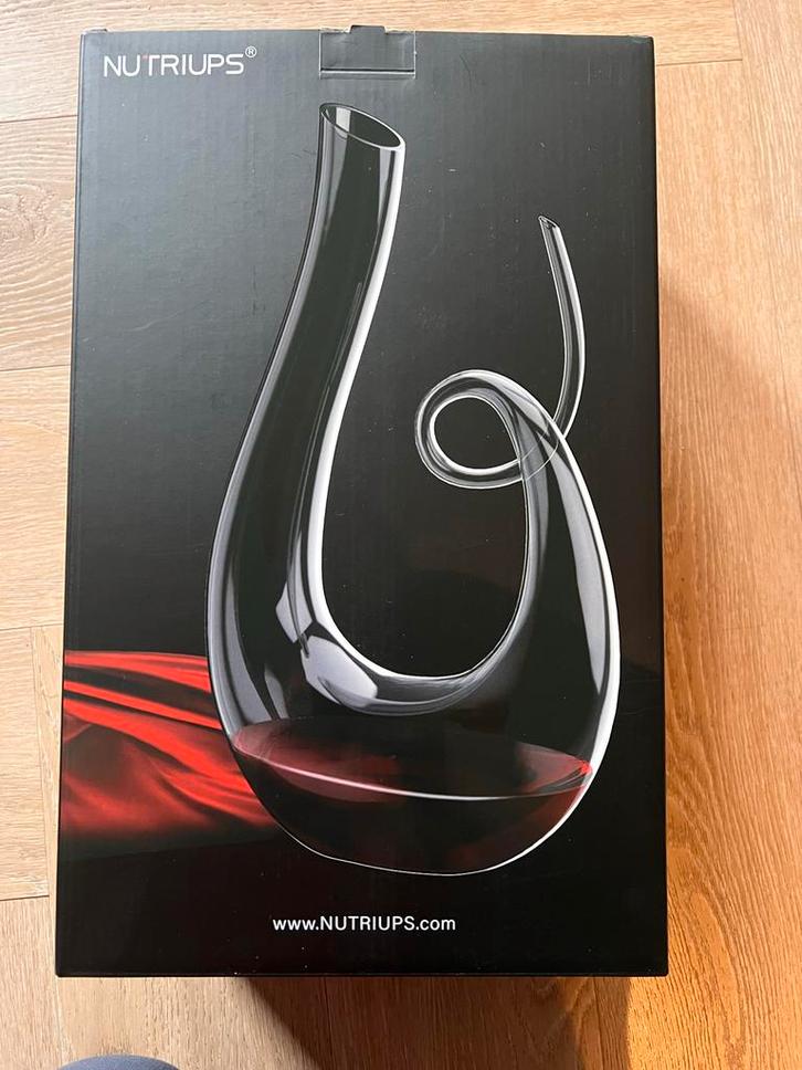 Nutriups Wijn Decanteerder - Nieuw in Doos!, Huis en Inrichting, Keuken | Keukenbenodigdheden, Nieuw, Ophalen