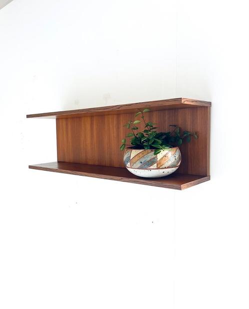 Vintage teakhouten wandplank ‘60, Huis en Inrichting, Woonaccessoires | Wandplanken en Boekenplanken, Zo goed als nieuw, Ophalen of Verzenden