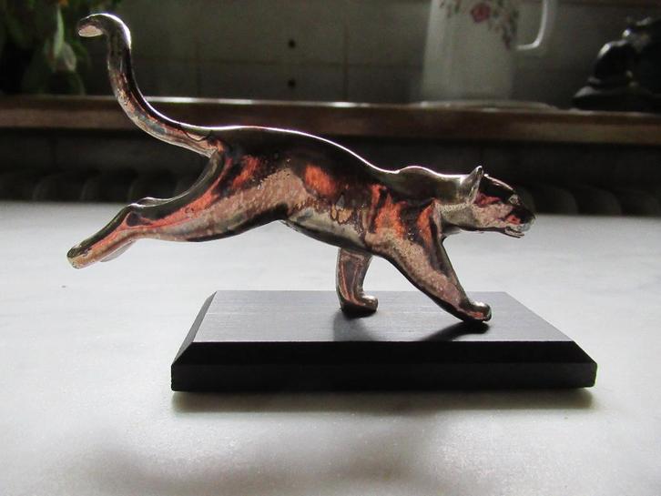 WNF beeldje nr 14 jaguar, Verzamelen, Beelden en Beeldjes, Zo goed als nieuw, Dier, Ophalen of Verzenden