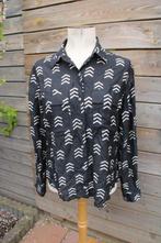 Blouse zwart/ wit Sack's mt 2 (L) Vaste prijs, Kleding | Dames, Zwart, Maat 42/44 (L), Ophalen of Verzenden, Sack's