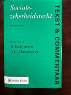 sociale zekerheidsrecht tekst commentaar achtste druk, Nieuw, Ophalen of Verzenden, WO, Wolters Kluwer