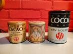 Van Houten cacao blikken, Ophalen of Verzenden, Gebruikt, Overige, Overige merken