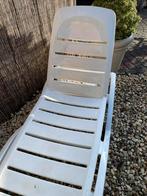 Witte kunststof ligbed, Ophalen, Gebruikt, Kunststof, Verstelbaar