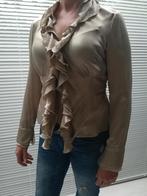 Gouden damesblouse met roesjes, Kleding | Dames, Overige kleuren, Ophalen of Verzenden, Gedragen, Principles