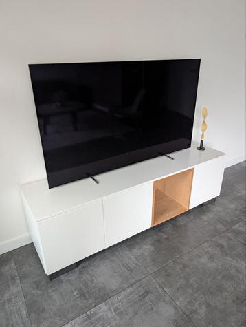 Wit massief houten TV-Meubel, ZGAN