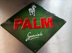 Emaille bord palm, Verzamelen, Ophalen of Verzenden, Gebruikt, Reclamebord, Plaat of Schild, Palm