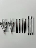 Instrumenten voor schoonheidsspecialiste/pedicure (9 stuks), Ophalen of Verzenden, Gebruikt, Gehele gezicht