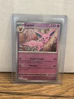 Espeon 033/131 Pokeball Prismatic Evolutions, Ophalen of Verzenden, Nieuw, Losse kaart