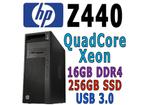 HP Z440 Workstation Xeon E5 3.6Ghz, 16GB DDR4, 256GB SSD W11, Gebruikt, Ophalen of Verzenden, SSD, 3 tot 4 Ghz