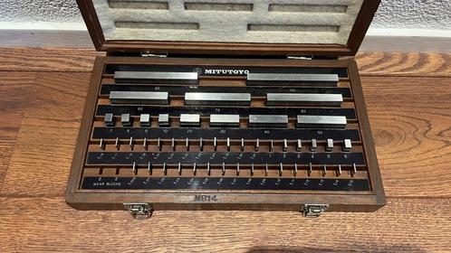 Mitutoyo eindmatenset 516-964, 47-delig, klasse C, gebruikt, Doe-het-zelf en Verbouw, Meetapparatuur, Zo goed als nieuw, Afstand
