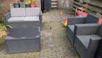 Gratis tuinset, 23-10 naar de stort, Tuin en Terras, Tuinsets en Loungesets, Ophalen, 4 zitplaatsen, Kunststof, Gebruikt