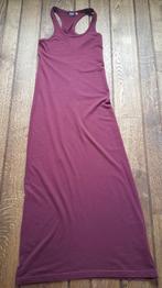 Lange rode jurk van Only, maat XS, Only, Ophalen of Verzenden, Zo goed als nieuw, Maat 34 (XS) of kleiner