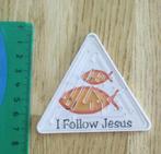 Leuk geduldspelletje twee vissen I follow Jesus driehoekig, Gebruikt, Verzenden