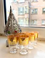 6 Marokkaanse Theeglazen - Zo Goed Als Nieuw, Huis en Inrichting, Keuken | Servies, Glas of Glazen, Ophalen of Verzenden, Overige stijlen