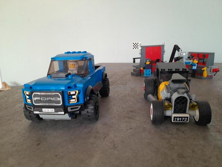 Speed Champions 75875, Kinderen en Baby's, Speelgoed | Duplo en Lego, Gebruikt, Lego, Complete set, Ophalen of Verzenden