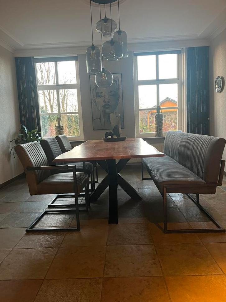 Eetkamer stoelen / bank, Huis en Inrichting, Stoelen, Zo goed als nieuw, Overige kleuren, Ophalen of Verzenden