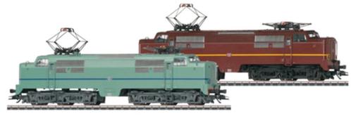 Märklin 37123 Set NS 1200, 1204 turquoise 1221 roodbruin, Hobby en Vrije tijd, Modeltreinen | H0, Zo goed als nieuw, Treinset