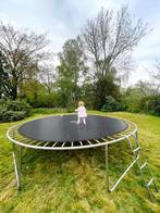 Grote trampoline van 4 meter (diameter) met veiligheidsnet, Ophalen, Gebruikt