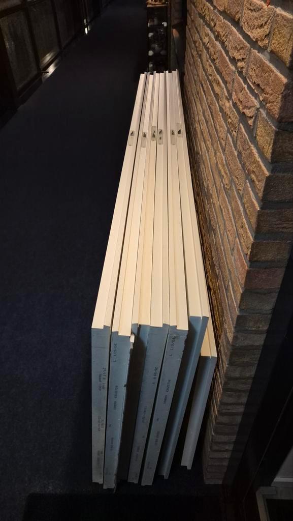 Partij Binnendeuren met Beslag, Doe-het-zelf en Verbouw, Deuren en Horren, Zo goed als nieuw, Binnendeur, 200 tot 215 cm, 80 tot 100 cm