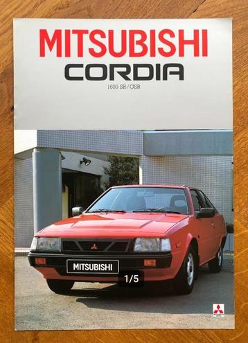 Mitsubishi Cordia 1600 SR / GSR folder 1985 beschikbaar voor biedingen