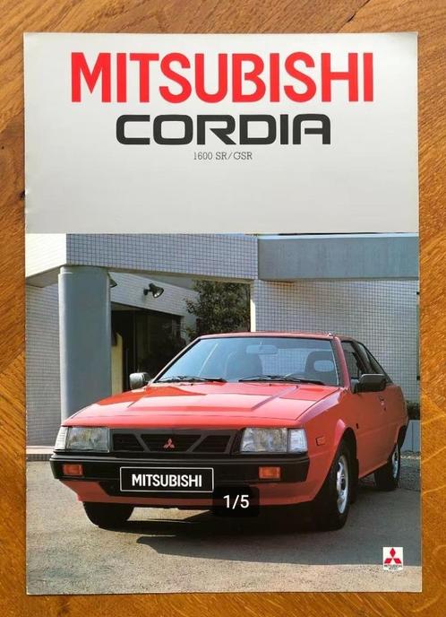 Mitsubishi Cordia 1600 SR / GSR folder 1985, Boeken, Auto's | Folders en Tijdschriften, Nieuw, Mitsubishi, Verzenden